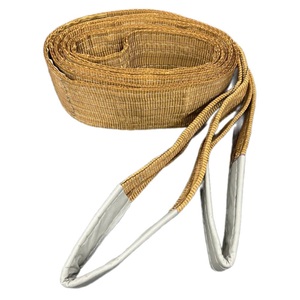 Eslingas de cincha marrón de 6 toneladas para levantamiento de potencia y tareas de elevación de servicio pesado en entornos industriales - Product Image 5