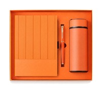 Coffret Cadeau Carnet d'Affaires Personnalisé avec Logo, Journal à Feuillets Mobiles, Papeterie pour Réunions d'Entreprise