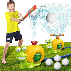 Jouets d'été d'extérieur pour enfants : hélicoptère aquatique, ensemble de baseball, jouet de jardin en forme d'escargot, de cactus et de poteau d'incendie - Product Image 1