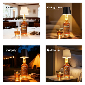 Lampada LED USB Decorativa per Bottiglia, Luce Bianca Calda Dimmerabile con Interruttore On/Off per Bottiglie di Vino, Tavoli, Bar, Casa, Feste - Product Image 6