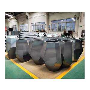 Jardinière en métal anti-corrosion galvanisée d'extérieur personnalisée pot de plantes de jardinage agricole - Product Image 1