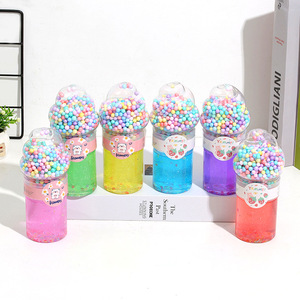 CHENXI Factory Direct Ice Cream Sparkle Slime Glittery Ultra Stretchy Slime Macaron Foam Balls Crystal Mud - Product Image 6