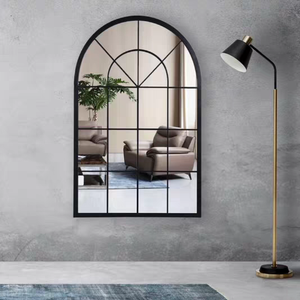 <span class=keywords><strong>Specchio</strong></span> Decorativo da Terra in Lega di Alluminio con Cornice in Stile Art Déco per Camera da Letto e Bagno - Product Image 5