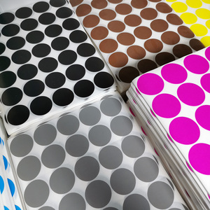 40mm 35pcs/tờ Dot Stickers Cổ Phiếu bằng văn bản trống niêm phong nhãn hiệu Sáng tạo đề can Cổ Phiếu cho văn phòng, mẫu giáo, lớp học - Product Image 6