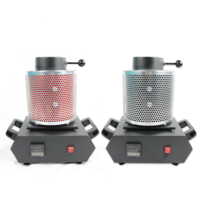 Mini 1/2/3 кг Электропечь плавильная печь плавления индукции для металла цвета: золотистый, серебристый