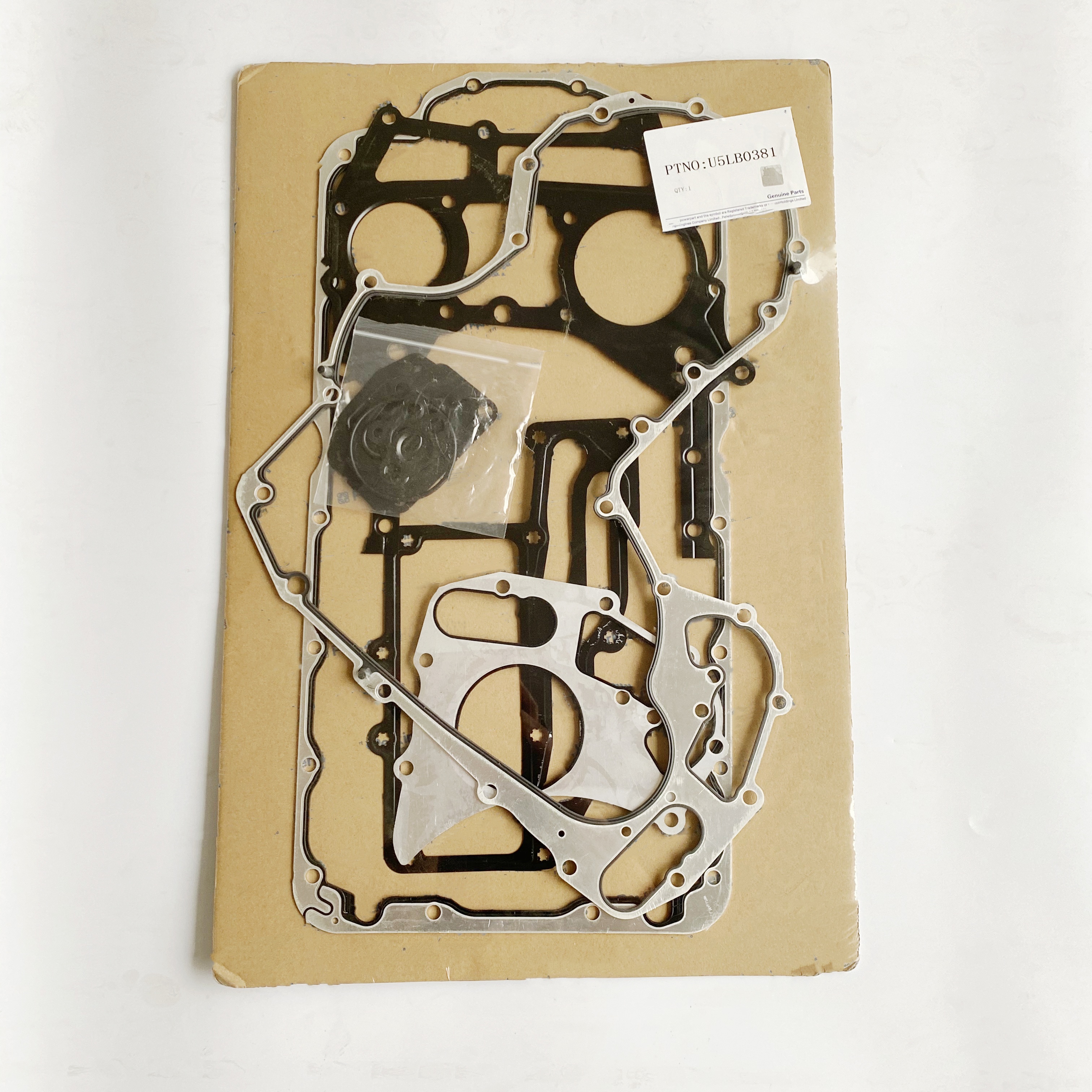 ゆん 1104 Bottom Gasket Kit Set U5LB0383 - Perkins Dsl. 1004-4