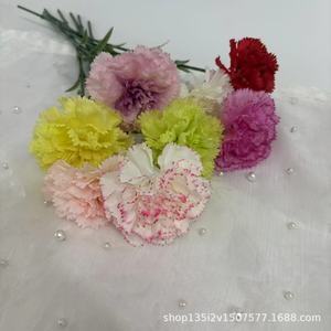 ดอกคาร์เนชั่นประดิษฐ์ Qiye ก้านเดี่ยว ผ้าไหม สีขาว ชมพูอ่อน แดง เหลือง เขียว ชมพูเข้ม ม่วง สำหรับตกแต่งงานแต่งงานและบ้าน - Product Image 2