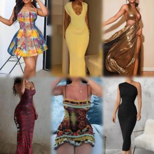 Wholesale Women's Dresses Cheap Summer Fashion Dresses Elegant <b>Party</b> Casual Dresses Mixed Shipment - Product Image 5