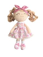 Poupée en peluche Fashion Girl, ensemble de bricolage, avec bavoirs et biberon, cadeau pour filles princesses, poupée en tissu de 30 cm