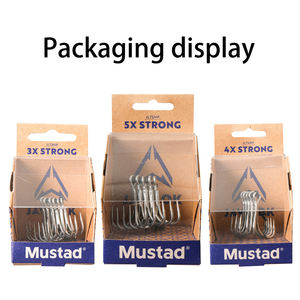 Mustad 100% Original JAWLOK Hameçon triple de pêche en mer <span class=keywords><strong>3X</strong></span> 4X <span class=keywords><strong>5X</strong></span> Strong 4.3 Technologie UltraPoint <span class=keywords><strong>8</strong></span> #-5/<span class=keywords><strong>0</strong></span> JL73NPJL74NP pour Marlin - Product Image 2