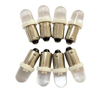 Ampoule LED couleur, indicateur de lampe de poche, e27 T10 BA9S, dc3 V/3.8V/4.5V/6V/12V/24V