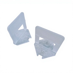 Sistema de Nivelación de Azulejos de Plástico PP Virgen, 100 Unidades por Bolsa, OEM ODM, Industrial, Duradero, Transparente, Autoadhesivo - Product Image 1