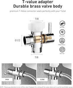 Custom Stainless Steel Modern Handheld Bidet Sprayer <b>Set</b> Vertical <b>Spray</b> Easy Installation Single Hole for Bathroom Toilet 3-Year - Product Image 4