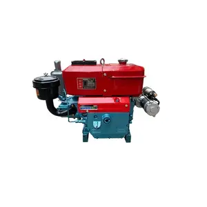 Nông nghiệp máy móc đơn xi lanh động cơ diesel động cơ diesel với hộp số chất lượng cao bốn thì 4 đột quỵ điện bắt đầu