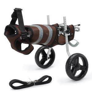 Sıcak satış Pet malzemeleri küçük ve orta ölçekli engelli köpekler için Pet iki tekerlekli rehabilitasyon aracı - Product Image 5