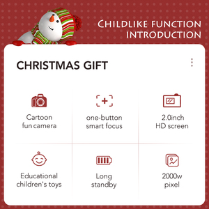 Navidad <span class=keywords><strong>de</strong></span> 2020 2 pulgadas pantalla HD Digital Mini cámara <span class=keywords><strong>de</strong></span> Niños <span class=keywords><strong>de</strong></span> <span class=keywords><strong>dibujos</strong></span> <span class=keywords><strong>animados</strong></span> lindo para niños foto - Product Image 6