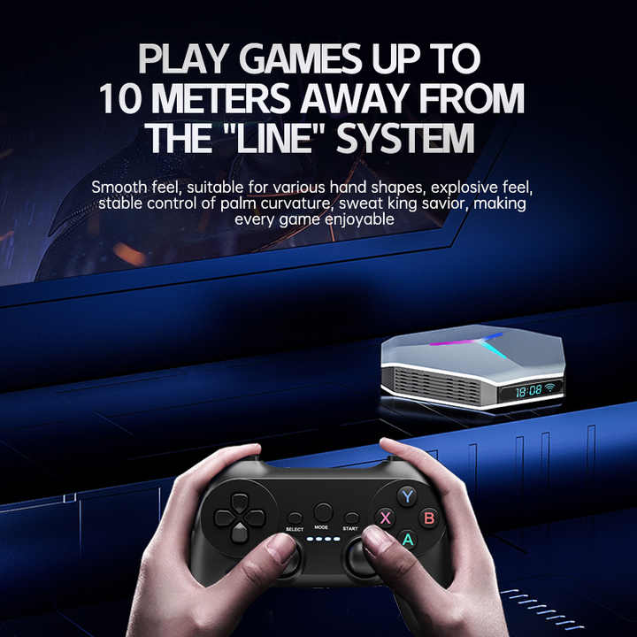 X10 Game Console - 4K HD Video Gaming with 30000+ Retro Games