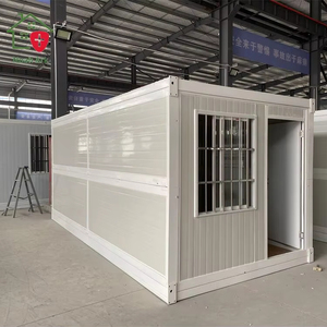 Casa Contenedor Plegable Impermeable de Panel Sándwich Galvanizado de Alta Resistencia, Prefabricada, de Fácil Instalación y Alto Rendimiento - Product Image 1