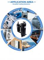 Compresor Rotatorio Original GMCC PH180X1C-4DZDE3 R22 de 2HP para Sistema de Aire Acondicionado, 220V 50Hz 10281BTU