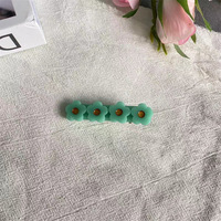 Sayoung quatre en un frais beaucoup coloré nouveau Style mignon fleur pour fille Ganchos Para El Cabello pinces à cheveux en plastique pour cheveux épais