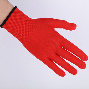 Cotton Safety <b>Gloves</b> 13 Stitches Full Texture Durable General Purpose Work <b>Gloves</b> - Product Image 2