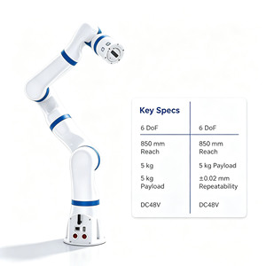 TCB Version Jeunesse Bras Robotique Collaboratif 6 Axes, Charge Utile 6,8 kg, Articulations Complètes, Manipulateur Robotique Léger et Haute Performance - Product Image 4