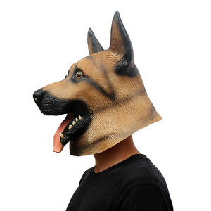 Máscara de Espantapájaros para Halloween, Navidad, Disfraz de Terror, Accesorios de Película de Terror, Cosplay de Animal, Perro, Látex, Cubrecabezas Completo, Fiesta, Escape - Product Image 4