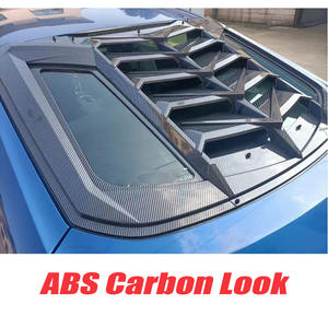 ABS voiture fenêtre arrière volets décoratifs évents grilles d'obturation pour Ford Mustang 2015-2022 volets couvre voitures accessoires - Product Image 2