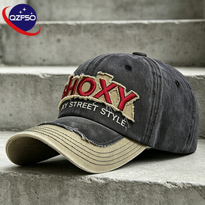 QZFSO Custom Adjustable Embroidery 5-Panel Sporty Baseball Cap Unisex Fitted Curved Brim Gorras Canvas Cotton Snapback <b>Hats</b> - Product Image 1