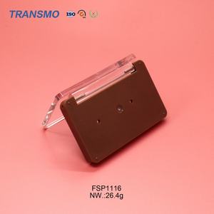 Estuche de Polvo Vacío de Lujo, Contenedor Cuadrado de Plástico para Rubor, Caja de Polvo Suelto con Logotipo Personalizado - Product Image 3