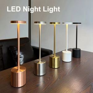 LED Cordless Touch Table Lamps Rechargeable Desk Lamp 3Colors Adjustable <b>Bedside</b> Creative Ambient <b>Light</b> Bar Room Decor <b>Light</b> - Product Image 2