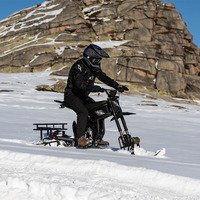 Vélo de montagne électrique Ridingtimes GT73 PRO E-MTB 60V/36Ah, vitesse rapide de 73 km/h, autonomie de 140 km, frein à disque, suspension hydraulique, tout-terrain