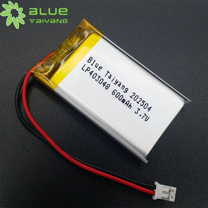 Batería Recargable de Iones de Litio Blue Taiyang 403048, Batería de Litio de <span class=keywords><strong>3.7</strong></span> <span class=keywords><strong>V</strong></span> y 600 mAh - Product Image 2