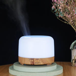Diffuseur d'arômes simple 300 ml, humidificateur ultrasonique à grain de bois, lumière USB pour usage domestique - Product Image 5