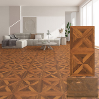 Parquet stratifié HDF technique durable, finition mate, étanche, installation par clic, résistance à l'usure AC3, design moderne pour la maison