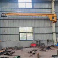 Pont roulant léger à poutre en I pour levage rapide 250kg 500kg 1t 2t 3t 5t, grue à flèche murale intérieure pour entrepôt et atelier