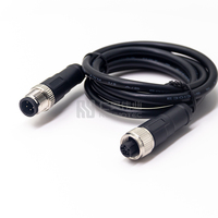 Konektor Kabel M12 Pin Betina M12 Sensor Pin Jantan 5 Pin Kabel USB Kode C