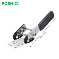 Outils de fabrication des panneaux de cuisine, lames doubles, ensemble de couteaux de protection corporel, coupe-vinyle en quatre différentes largeur de coupe