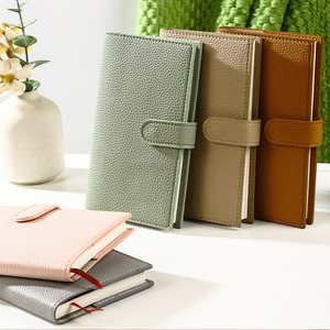 Libreta <span class=keywords><strong>de</strong></span> Tapa Dura con Diseño <span class=keywords><strong>de</strong></span> Lichee A6, Agenda <span class=keywords><strong>de</strong></span> Moda con Botón, <span class=keywords><strong>Libro</strong></span> <span class=keywords><strong>de</strong></span> Horarios Diarios Recargable para Estudiantes, Regalo - Product Image 1