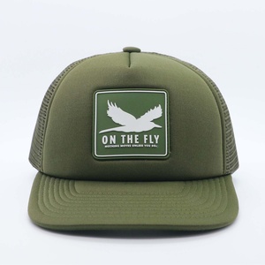 Casquette Trucker Unisexe 5 Panneaux Visière Courbe Mousse Broderie 3D Coton Polyester Taille Adulte Activités de Plein Air Formelle Sportive - Product Image 1