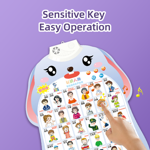 Poster Educativo per Bambini con Alfabeto ABC Parlante <span class=keywords><strong>3D</strong></span>, Tabella Elettronica in Plastica da Parete con Audio in Inglese - Product Image 4