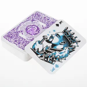 AYPC 도매 고급 인쇄 포커 카드 놀이 밤 마작 카드 성인 보드 게임 카드 케이스와 조커 종이