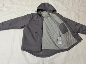 Oeko <span class=keywords><strong>Tex</strong></span> <span class=keywords><strong>Winter</strong></span> OEM cappotto invernale caldo basso MOQ trapuntato Vintage imbottito in cotone da lavoro giacca imbottita da uomo - Product Image 5