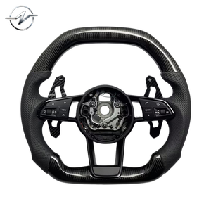Volante de Lujo Personalizado de Fibra de Carbono con 3 Palancas Multifunción para Audi A1 A3-A8 Q3-Q7 - Product Image 1