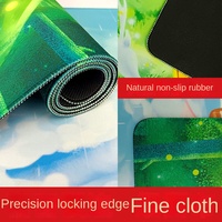 Nouvelle tendance Tapis de souris ergonomique personnalisé de grande taille en caoutchouc naturel pour jeux et dessins animés, durable et résistant à l'usure, en stock