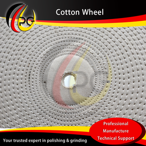 Fabrication de fournitures 6-15mm d'épaisseur forme coton polissage roue outils de polissage Durable bonne force de coupe pour le traitement de Surface métallique - Product Image 4