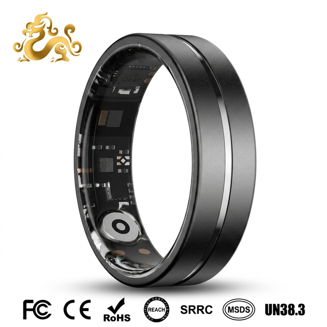 ODM Pro Wellness Ring | Multi-Sport Fitness Tracker App Control | Advanced OEM/ODM Integrated Health Wearable for 5.3 IP68