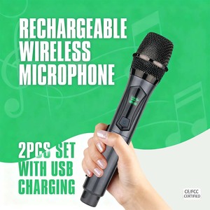 <span class=keywords><strong>2</strong></span>. Micrófono Inalámbrico de Karaoke 4G de Alta Calidad para Actuaciones en Escenario, KTV, Iglesia y Discursos - Product Image 2