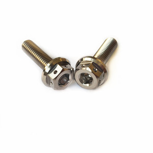 Gr5 Titan Bu Lông M5 * 20Mm Nhà Máy Giá Mặt Bích Bu Lông Chất Lượng Cao <span class=keywords><strong>Hex</strong></span> Đục Lỗ Vít - Product Image 2