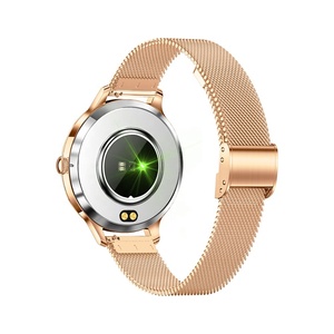 T91 Ultra Small 1.04Inch AMOLED Smart Watch for Women Round Screen Metal Case IP68 <b>Waterproof</b> Fitness Tracker Heart Rate Monitor - Product Image 4